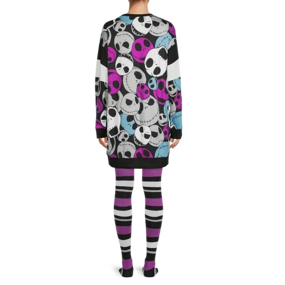 Nightmare Before Christmas Women's Long Crewneck Set - Picture 2 of 3